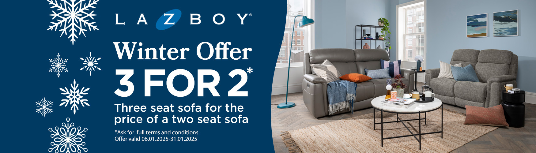 Lazboy - January Sale Web Banner 2025